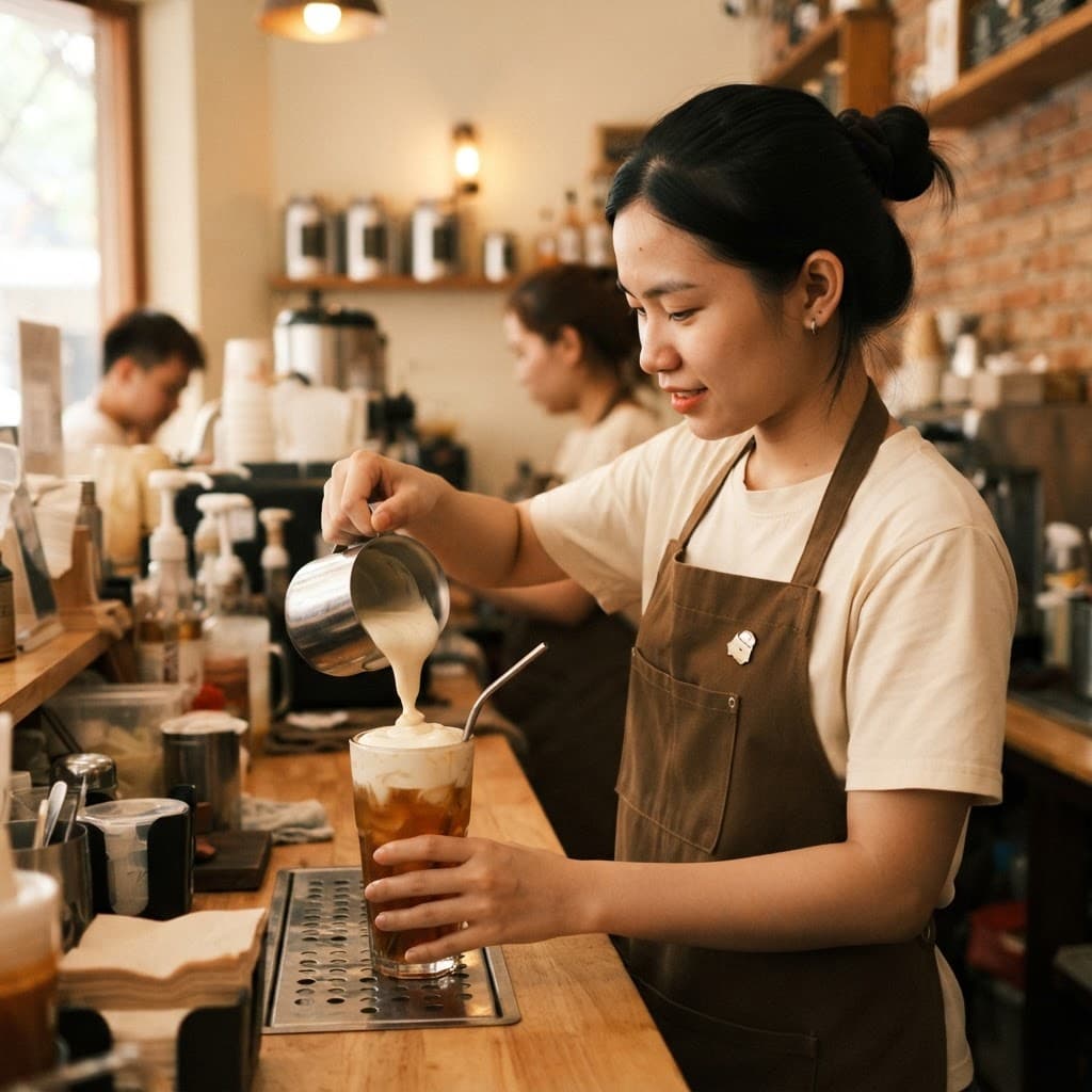 Barista rót kem cheese